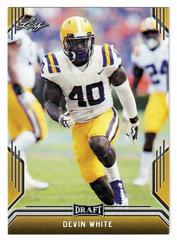 Devin White [Gold] #23 Football Cards 2019 Leaf Draft Prices
