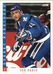 Joe Sakic Hockey Cards 1993 Score Prices