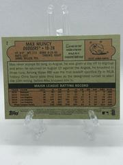 Back Of Card | Max Muncy Baseball Cards 2021 Topps Heritage
