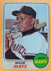Willie Mays #50 Baseball Cards 1968 Topps Prices