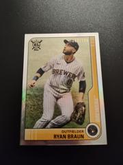 Ryan Braun [Rainbow Foil] #96 Baseball Cards 2021 Topps Big League Prices