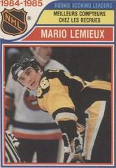 Mario Lemieux [Rookie Scoring Leaders] Hockey Cards 1985 O-Pee-Chee Prices
