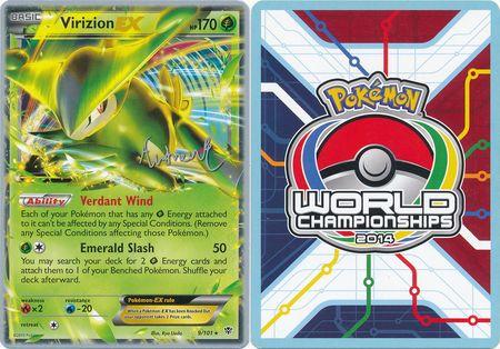 Virizion ex #9 Pokemon World Championships 2014