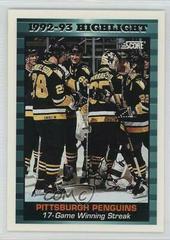 Pittsburgh Penguins Hockey Cards 1993 Score Prices