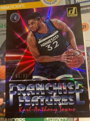 Karl-Anthony Towns [red laser /99] #18 Basketball Cards 2018 Panini Donruss Franchise Features Prices