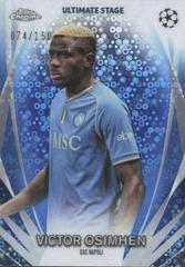 Victor Osimhen [Blue] #USC-38 Soccer Cards 2023 Topps UEFA Club Ultimate Stage Prices