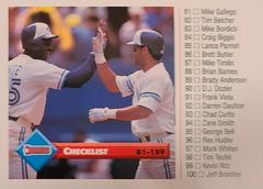 Checklist #132 Baseball Cards 1993 Donruss Prices
