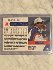 No NLFPA Logo | Jim Kelly [No NFLPA Logo] Football Cards 1991 Pro Set