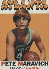 Pete Maravich #55 Basketball Cards 1971 Topps Prices