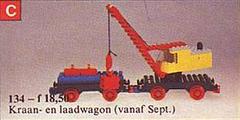 LEGO Set | Mobile Crane and Waggon LEGO Train
