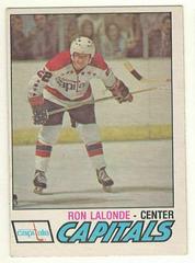 Ron Lalonde Hockey Cards 1977 O-Pee-Chee Prices