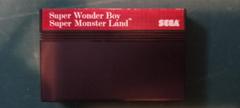 NTSC Label: "Super Wonder Boy Super Monster Land" | Wonder Boy in Monster Land Sega Master System