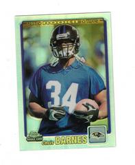 Chris Barnes [Rookie Refractor] Football Cards 2001 Topps Chrome Prices