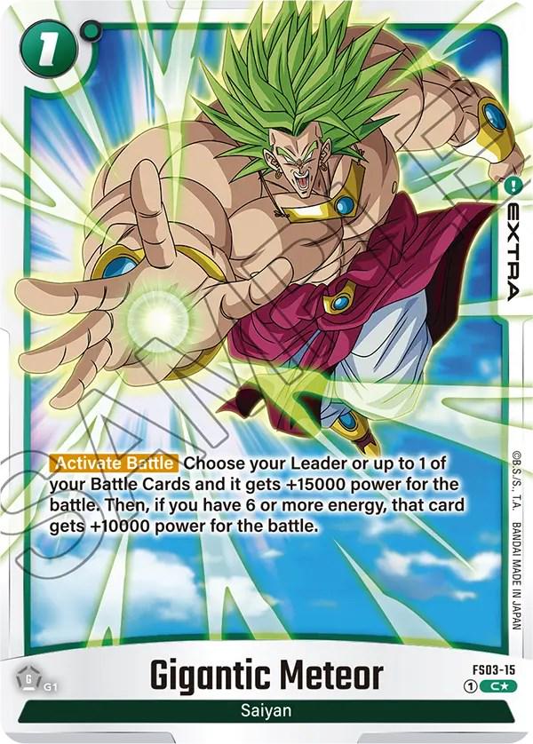 Gigantic Meteor [Bonus Pack Alternate Art Holo] FS03-15 Dragon Ball Fusion World Starter Deck: Broly