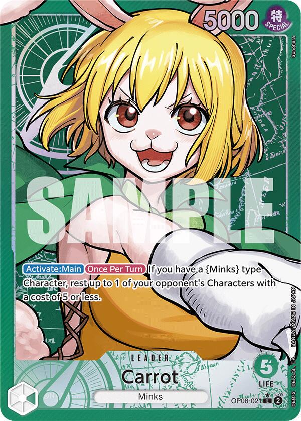 Carrot [Parallel Foil] OP08-021 One Piece Two Legends