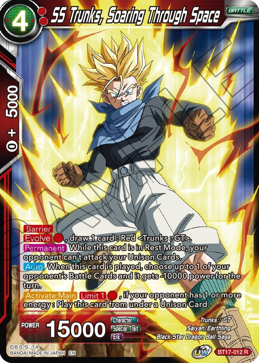 SS Trunks, Soaring Through Space BT17-012 Dragon Ball Super Ultimate Squad