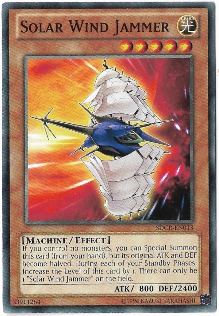 Solar Wind Jammer SDCR-EN013 YuGiOh Structure Deck: Cyber Dragon Revolution