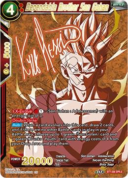 Dependable Brother Son Gohan [SPR Signature] BT7-006 Dragon Ball Super Assault of the Saiyans