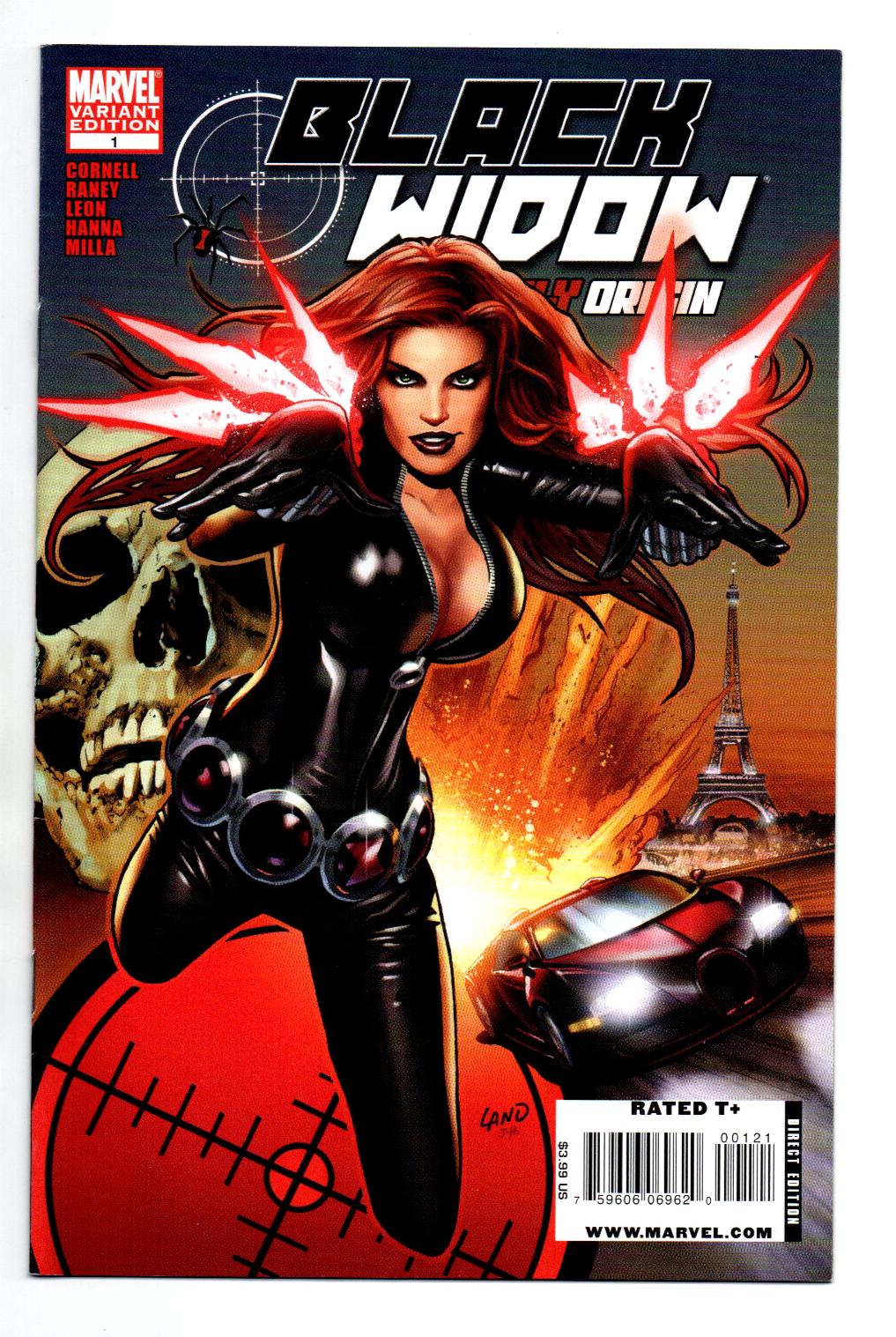 Black Widow: Deadly Origin [Land] #1 (2010) Comic Books Black Widow: Deadly Origin