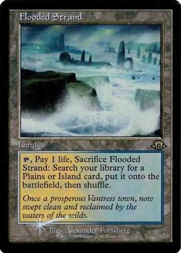 Flooded Strand [Foil] #436 Magic Modern Horizons 3