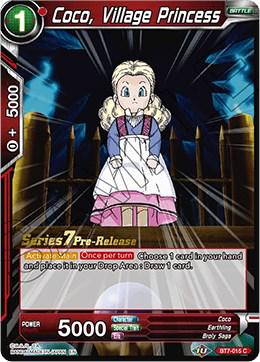 Coco, Village Princess BT7-015_PR Dragon Ball Super Series 7 Pre-Release Promos