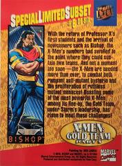 Back | Bishop Marvel 1994 Ultra X-Men Team Triptych