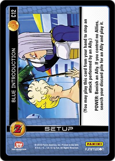 Blue Introduction [Foil] C12 Dragon Ball Z Awakening