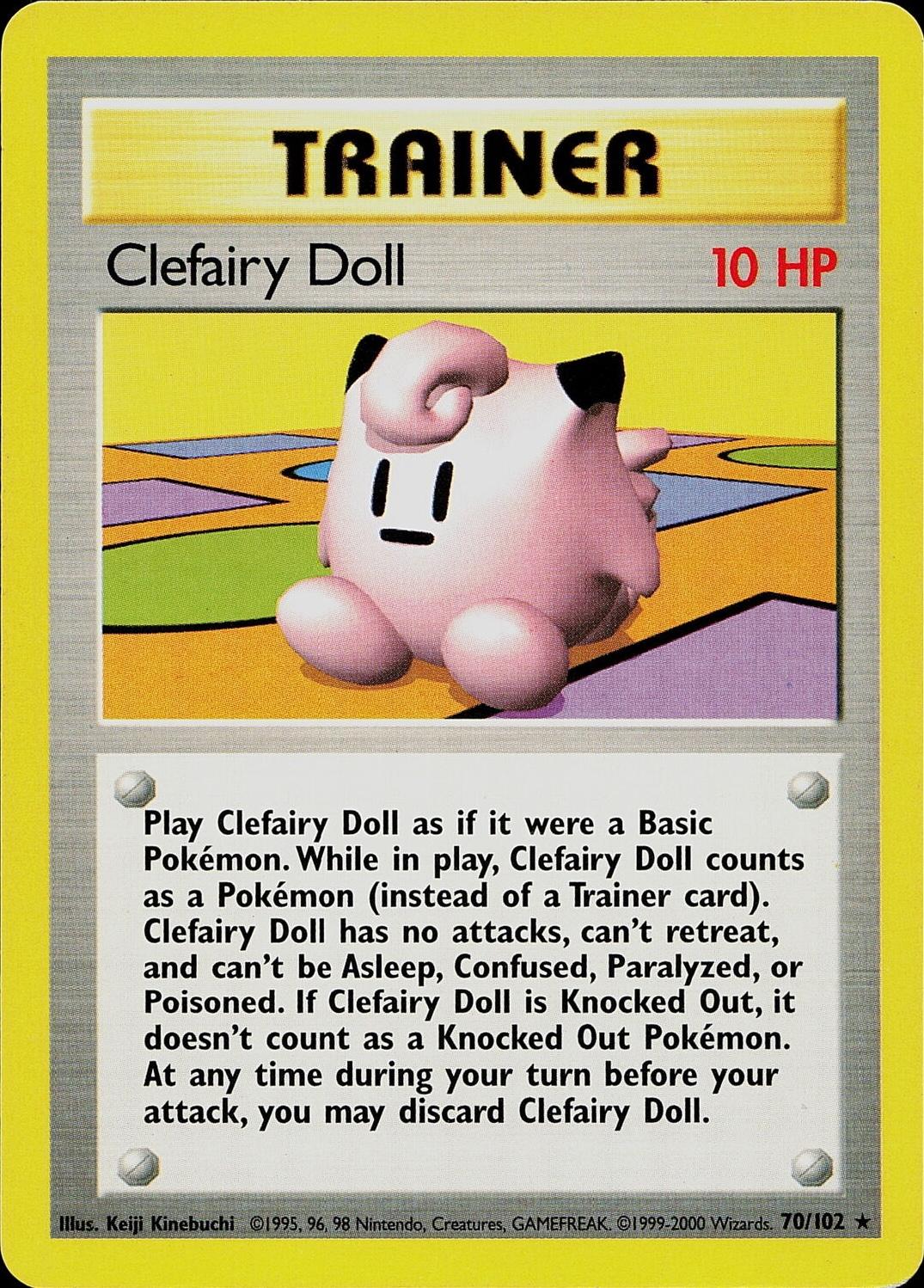 Preços de Clefairy Doll [1999-2000] #70 | Pokemon Base Set | Cartas de ...