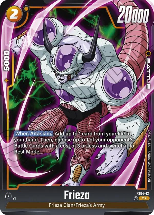 Frieza - FS04-12 [Bonus Pack Alternate Art Holo] FS04-12 Dragon Ball Fusion World Starter Deck: Frieza