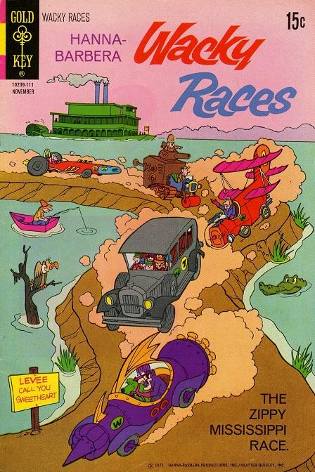 Wacky Races #5 (1969) Comic Books Wacky Races