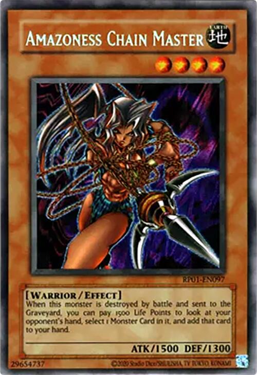 Amazoness Chain Master RP01-EN097 YuGiOh Retro Pack 2024