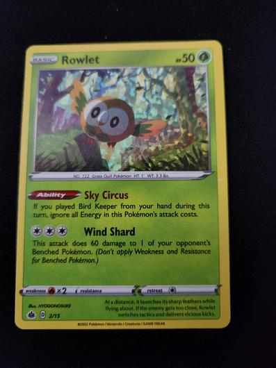 Rowlet [Holo] #2 photo