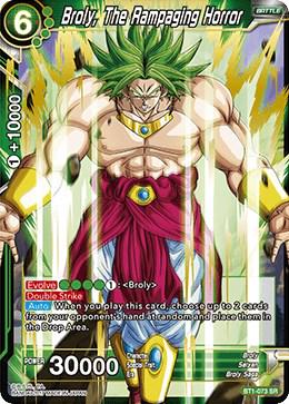 Broly, The Rampaging Horror BT1-073 Dragon Ball Super Galactic Battle