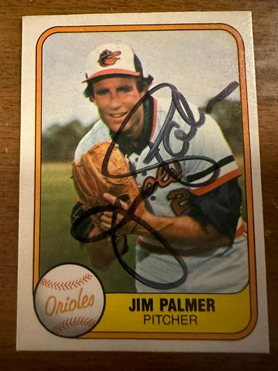 Jim Palmer #169 photo