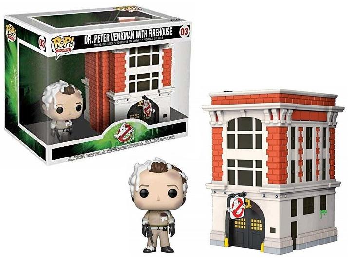 Dr. Peter Venkman with Firehouse #3 Funko POP Town