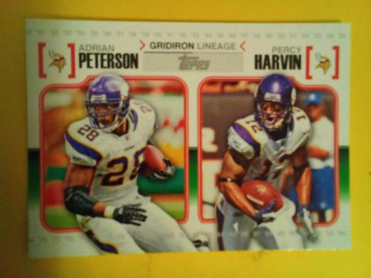 Adrian Peterson, Percy Harvin #GL-PH photo