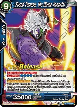 Fused Zamasu, the Divine Immortal BT10-052 Dragon Ball Super Rise of the Unison Warrior: Pre-Release Promos