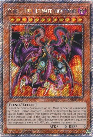 Yubel - The Ultimate Nightmare RA03-EN191 YuGiOh Quarter Century Bonanza