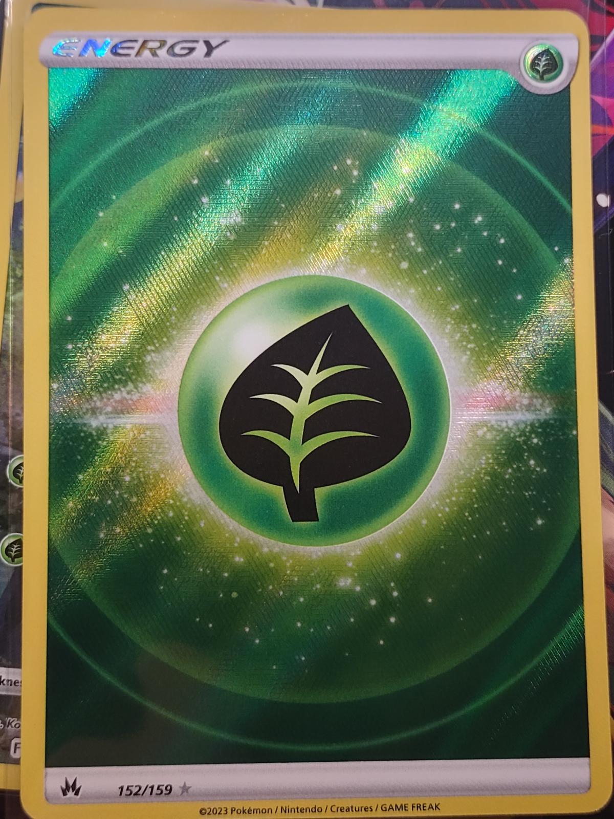 Grass Energy [Holo] #152 Pokemon Crown Zenith