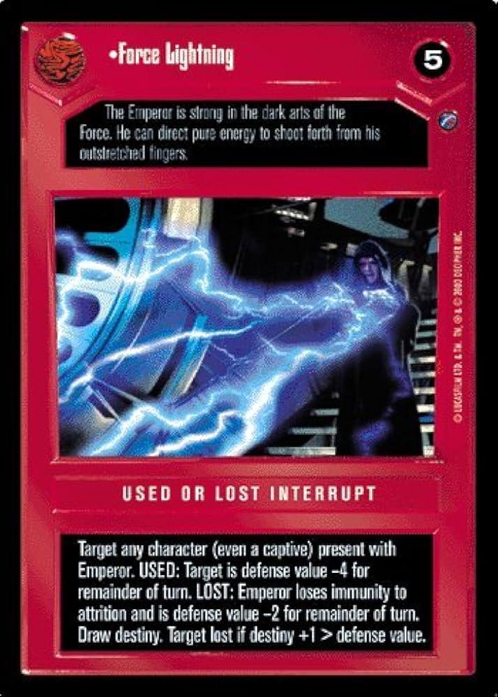 Force Lightning [Limited] Star Wars CCG Death Star II