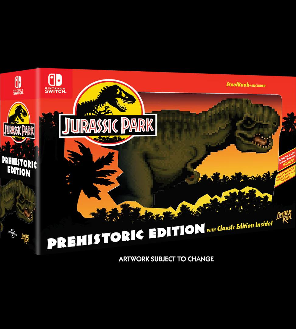 Jurassic Park Classic Games Collection Prehistoric Edition Nintendo Switch