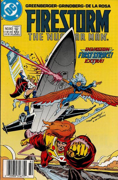 Firestorm [Newsstand] #80 (1988) Comic Books Firestorm