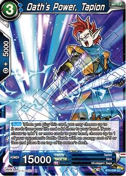 Oath's Power, Tapion [Foil] BT4-039 Dragon Ball Super Colossal Warfare