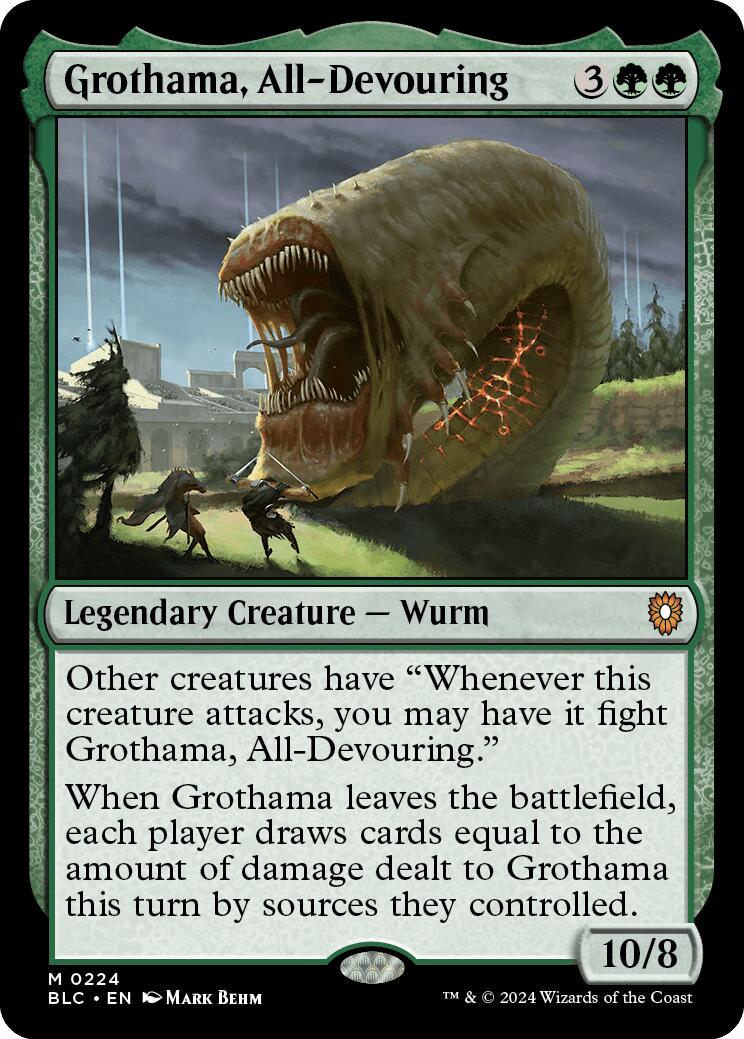 Grothama, All-Devouring #224 Magic Bloomburrow Commander