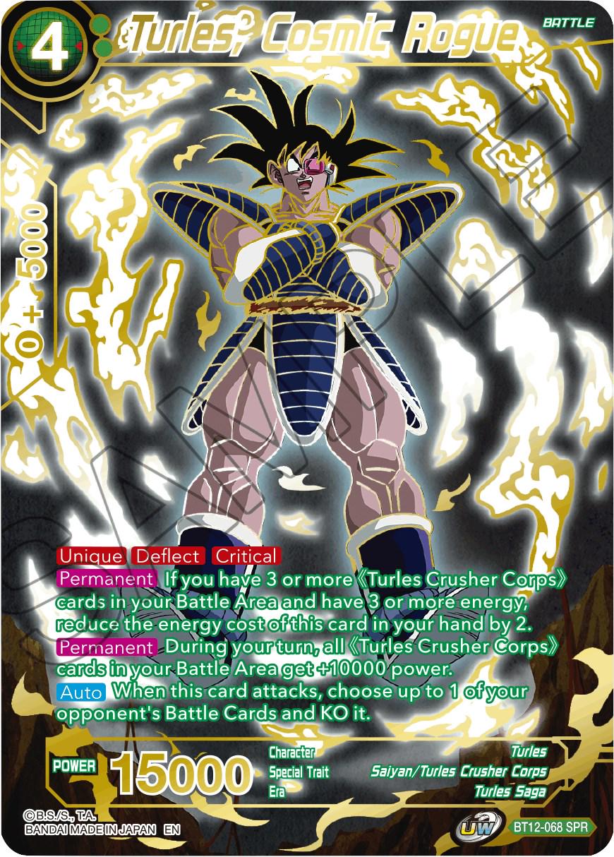 Turles, Cosmic Rogue [SPR] BT12-068 Dragon Ball Super Vicious Rejuvenation