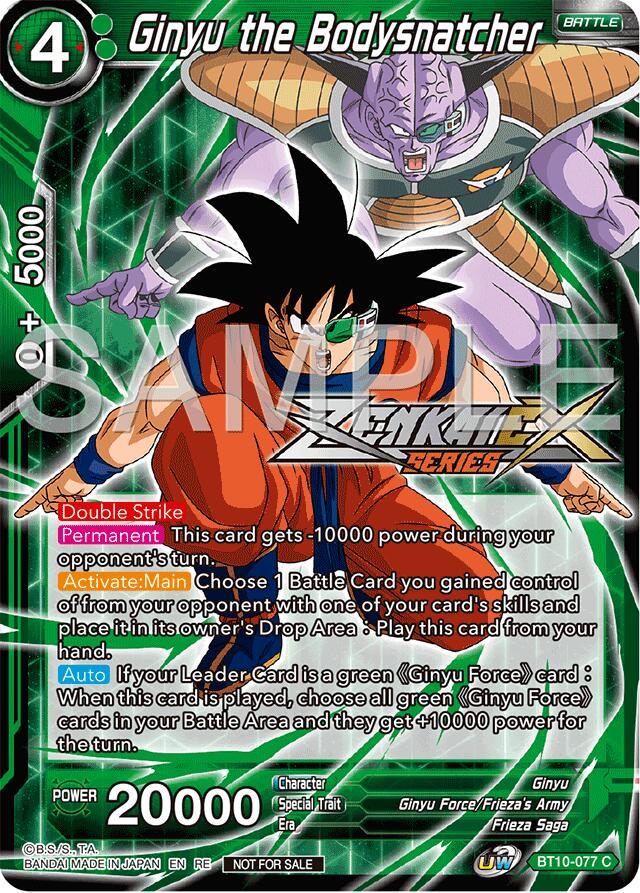 Ginyu the Bodysnatcher [Event Pack 15] BT10-077 Dragon Ball Fusion World Promos