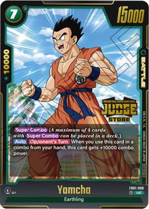 Yamcha [Judge Pack [Holo] FB01-098 Dragon Ball Fusion World Judge Promo