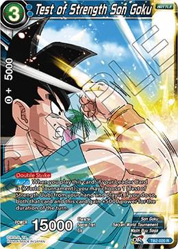 Test of Strength Son Goku TB2-020 Dragon Ball Super World Martial Arts Tournament