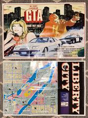 'GTA Poster, Map 1' | Grand Theft Auto Limited Edition PAL Playstation
