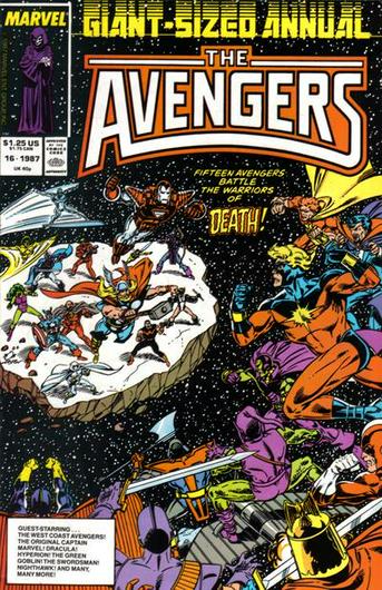 Avengers Annual #16 (1987) Cover Art